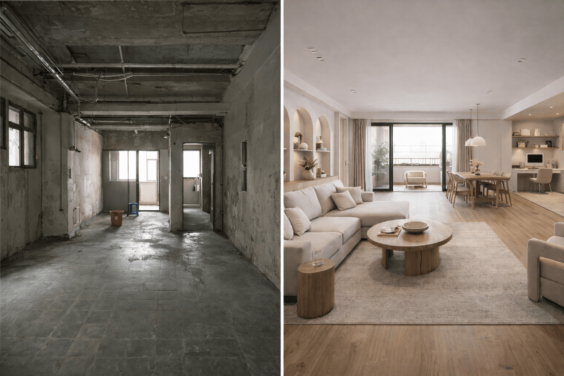 高雄老屋翻新全攻略：老公寓、透天厝、別墅室內設計與裝潢重點解析